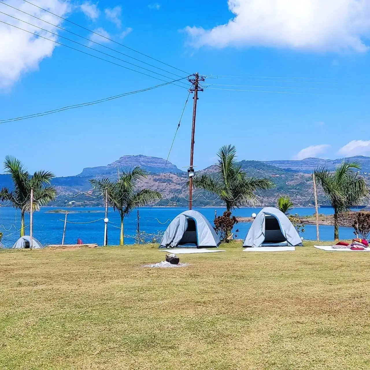 Natural surroundings at Pawna Dam Camping area